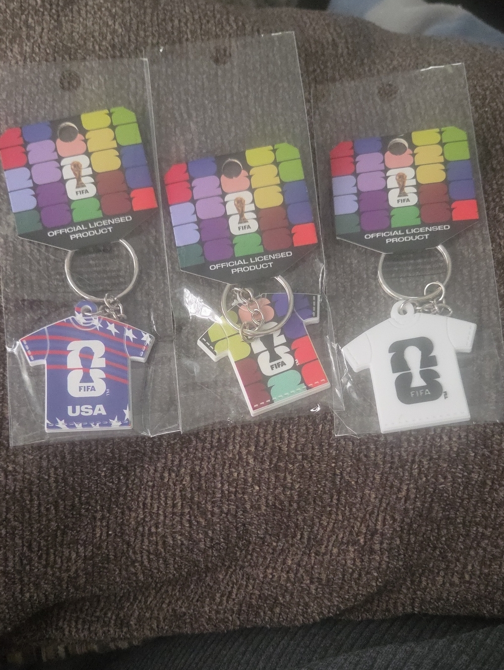 White Jersey Keychain - Official Licensed Souvenir